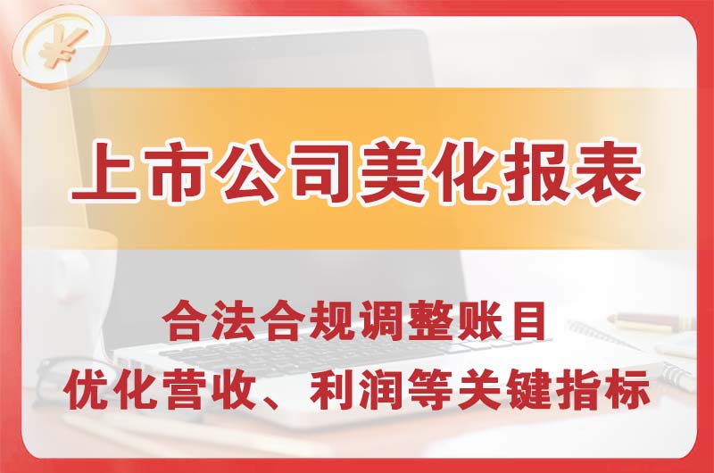广水上市公司美化报表